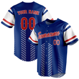 Custom Team Design Royal Blue & White Colors Design Sports Baseball Jersey BB00CC091902