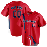 Custom Team Design Maroon & Dark Purple Colors Design Sports Baseball Jersey BB00CG070822