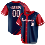 Custom Team Design Dark Purple & Maroon Colors Design Sports Baseball Jersey BB00CG092208