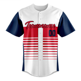 Custom Team Design White & Maroon Colors Design Sports Baseball Jersey BB00CG100208