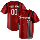 Custom Team Design Red & White Colors Design Sports Baseball Jersey