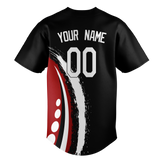 Custom Team Design Black & White Colors Design Sports Baseball Jersey BB00CR020102