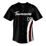 Custom Team Design Black & White Colors Design Sports Baseball Jersey BB00CR020102