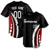 Custom Team Design Black & White Colors Design Sports Baseball Jersey