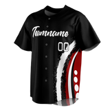 Custom Team Design Black & White Colors Design Sports Baseball Jersey BB00CR020102