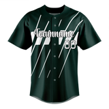 Custom Team Design Dark Aqua & White Colors Design Sports Baseball Jersey BB00CR021602