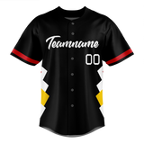 Custom Team Design Black & White Colors Design Sports Baseball Jersey BB00CR030102