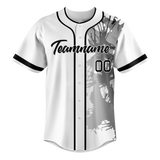 Custom Team Design White & Black Colors Design Sports Baseball Jersey BB00CR040201