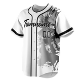 Custom Team Design White & Black Colors Design Sports Baseball Jersey BB00CR040201