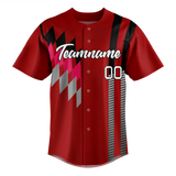 Custom Team Design Maroon & Black Colors Design Sports Baseball Jersey BB00CR060801