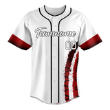 Custom Team Design White & Maroon Colors Design Sports Baseball Jersey BB00CR070208