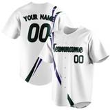 Custom Team Design White & Kelly Green Colors Design Sports Baseball Jersey BB00CR080215