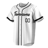 Custom Team Design White & Black Colors Design Sports Baseball Jersey BB00CR100201