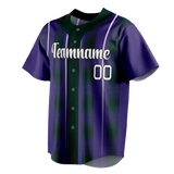 Custom Team Design Purple & Kelly Green Colors Design Sports Baseball Jersey BB00CR102315