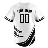 Custom Team Design White & Black Colors Design Sports Baseball Jersey BB00CWS010201