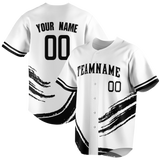 Custom Team Design White & Black Colors Design Sports Baseball Jersey BB00CWS010201