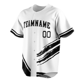 Custom Team Design White & Black Colors Design Sports Baseball Jersey BB00CWS010201