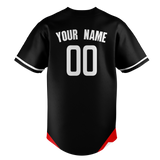 Custom Team Design Black & White Colors Design Sports Baseball Jersey BB00CWS050102