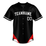 Custom Team Design Black & White Colors Design Sports Baseball Jersey BB00CWS050102