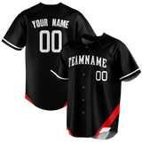 Custom Team Design Black & White Colors Design Sports Baseball Jersey