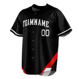 Custom Team Design Black & White Colors Design Sports Baseball Jersey BB00CWS050102