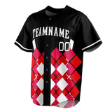 Custom Team Design Red & Black Colors Design Sports Baseball Jersey BB00CWS090901