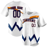 Custom Team Design White & Dark Purple Colors Design Sports Baseball Jersey BB00HA090222