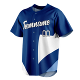 Custom Team Design Royal Blue & White Colors Design Sports Baseball Jersey BB00KCR011902