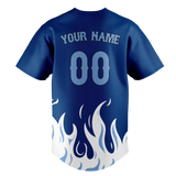 Custom Team Design Royal Blue & White Colors Design Sports Baseball Jersey BB00KCR021902