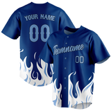 Custom Team Design Royal Blue & White Colors Design Sports Baseball Jersey BB00KCR021902