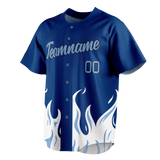 Custom Team Design Royal Blue & White Colors Design Sports Baseball Jersey BB00KCR021902