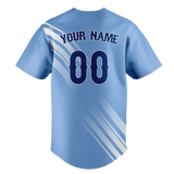 Custom Team Design Light Blue & White Colors Design Sports Baseball Jersey BB00KCR032102