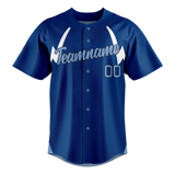 Custom Team Design Royal Blue & Light Blue Colors Design Sports Baseball Jersey BB00KCR051921