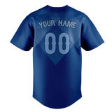 Custom Team Design Royal Blue & Light Blue Colors Design Sports Baseball Jersey BB00KCR071921