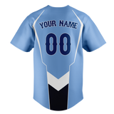 Custom Team Design Light Blue & White Colors Design Sports Baseball Jersey BB00KCR082102