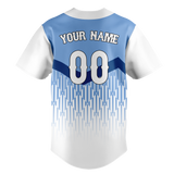 Custom Team Design Light Blue & White Colors Design Sports Baseball Jersey BB00KCR092102