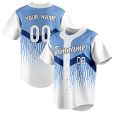 Custom Team Design Light Blue & White Colors Design Sports Baseball Jersey BB00KCR092102