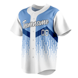 Custom Team Design Light Blue & White Colors Design Sports Baseball Jersey BB00KCR092102