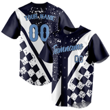 Custom Team Design Royal Blue & White Colors Design Sports Baseball Jersey BB00KCR101902