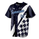 Custom Team Design Royal Blue & White Colors Design Sports Baseball Jersey BB00KCR101902