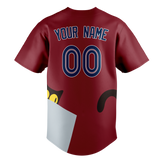 Custom Team Design Maroon & Gray Colors Design Sports Baseball Jersey BB00LAA040803