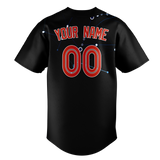 Custom Team Design Black & Red Colors Design Sports Baseball Jersey BB00LAA050109