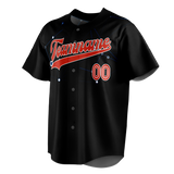 Custom Team Design Black & Red Colors Design Sports Baseball Jersey BB00LAA050109