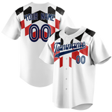 Custom Team Design White & Red Colors Design Sports Baseball Jersey BB00LAA060209