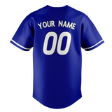 Custom Team Design Royal Blue & Black Colors Design Sports Baseball Jersey BB00LAD011901