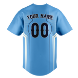 Custom Team Design Light Blue & White Colors Design Sports Baseball Jersey BB00MB022102