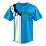 Custom Team Design Blue & White Colors Design Sports Baseball Jersey BB00MM042002