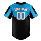 Custom Team Design White & Blue Colors Design Sports Baseball Jersey BB00MM070220