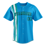 Custom Team Design Blue & White Colors Design Sports Baseball Jersey BB00MM092002