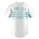 Custom Team Design White & Blue Colors Design Sports Baseball Jersey BB00MM100220